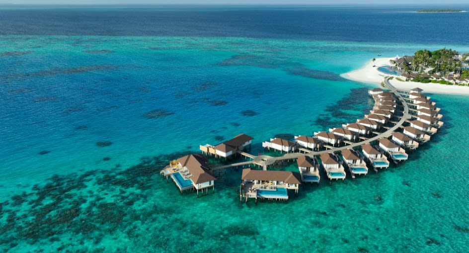 Resort aerial view - Avani+ Fares Maldives Resort