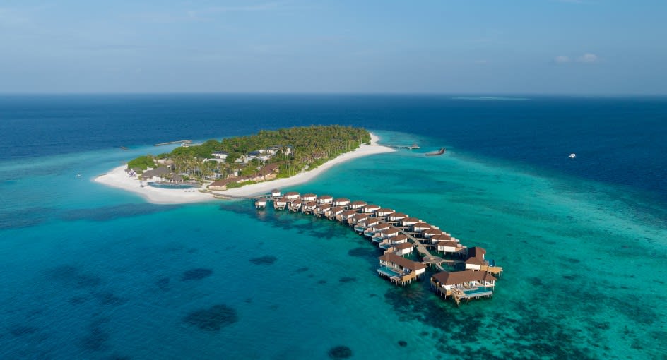Resort aerial view - Avani+ Fares Maldives Resort