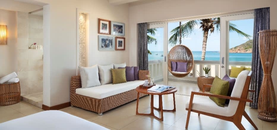 Avani Quy Nhon Junior Ocean Suites with balcony views and extra space