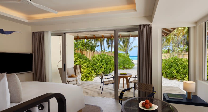 Avani Beach Villa Bedroom - Avani+ Fares Maldives Resort