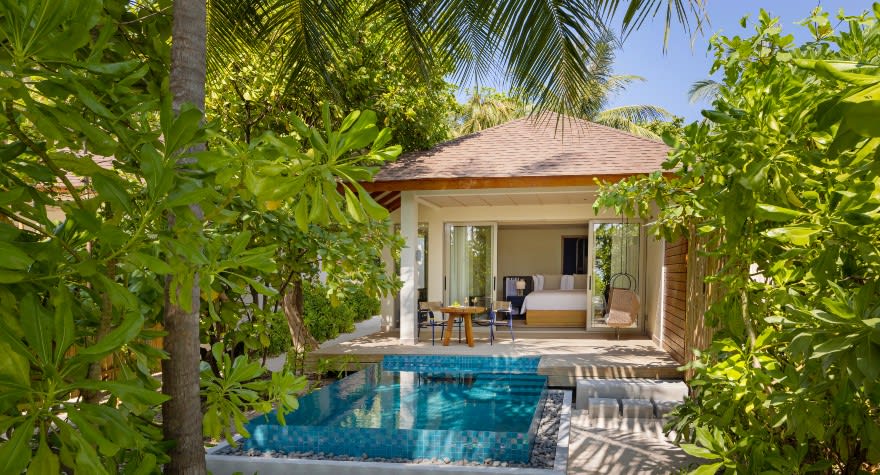 Avani Two Bedroom Beach Pool Villa Exterior View - Avani+ Fares Maldives Resort