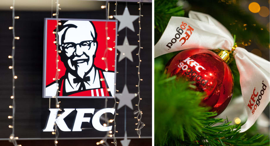 Japanese KFC Christmas celebrations