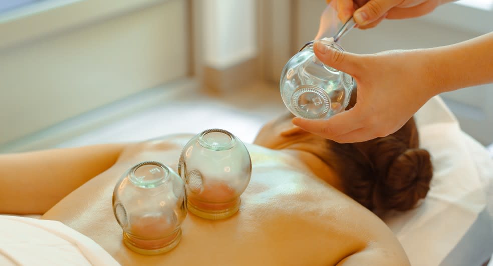Fire Cupping Treatment at Avani+ Fares Maldives Resort