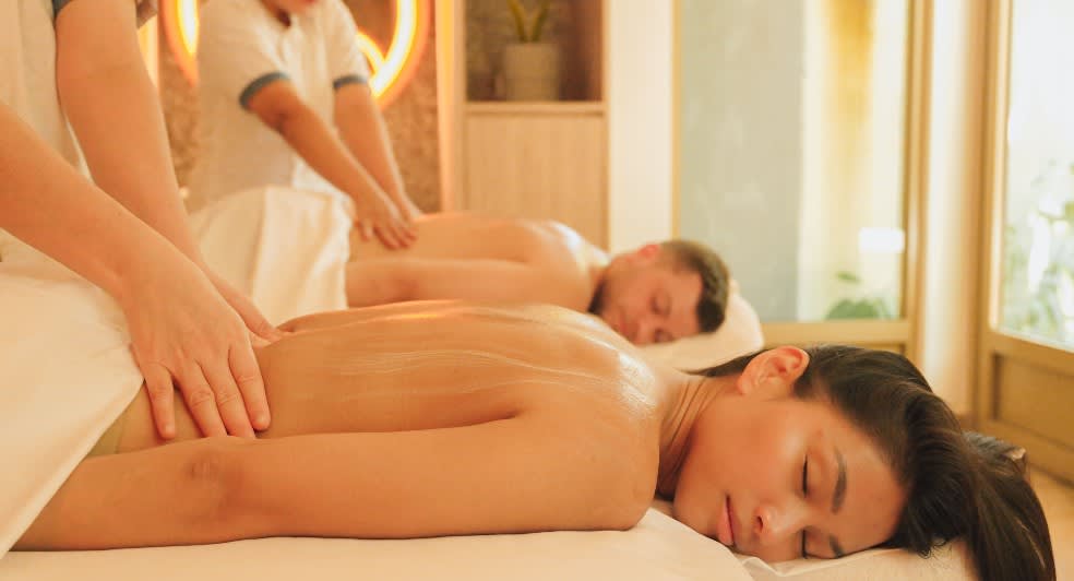 Couples' spa treatments during Your Paradise Music Festival at Baa Atoll's best lifestyle resort, Avani+ Fares Maldives Resort