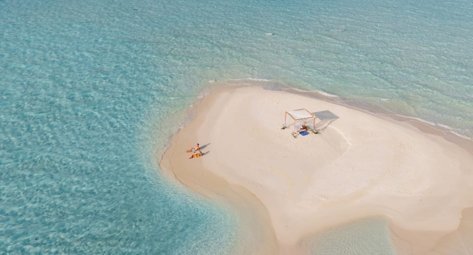 Sitting area on the beach at Avani+ Fares Maldives