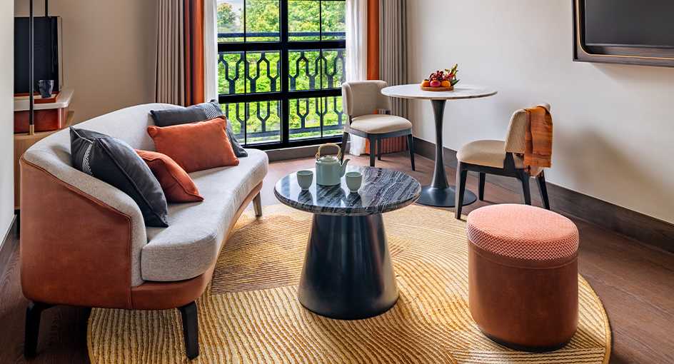 sitting area in room at avani lanexang vientiane