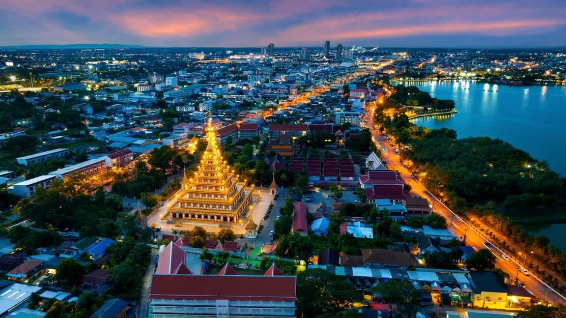 Capital of enchanting region of Isan