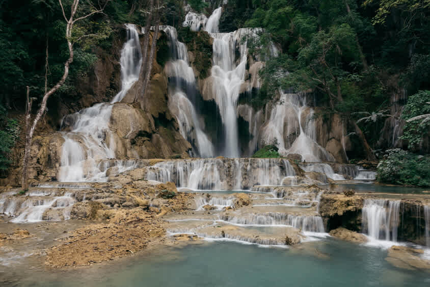 Kuang Si Waterfall in Laos 