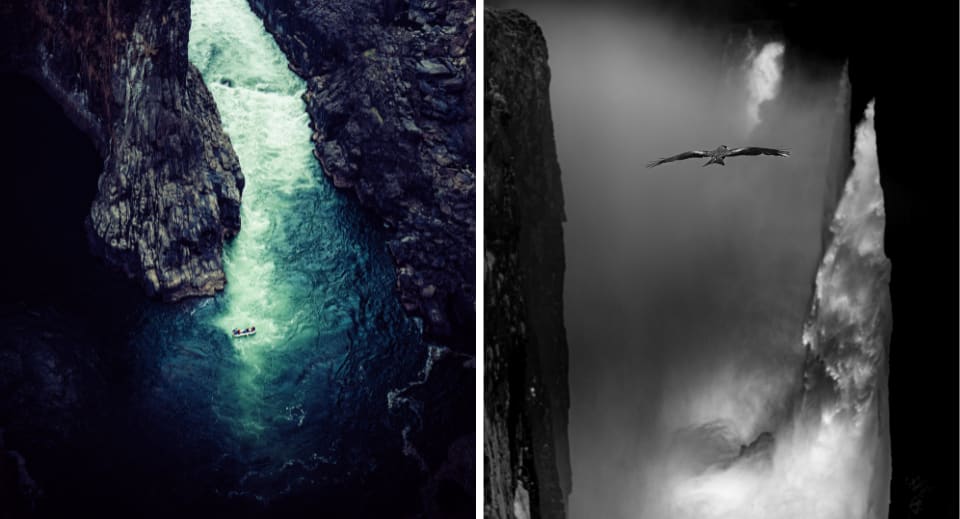 View Victoria Falls from the sky