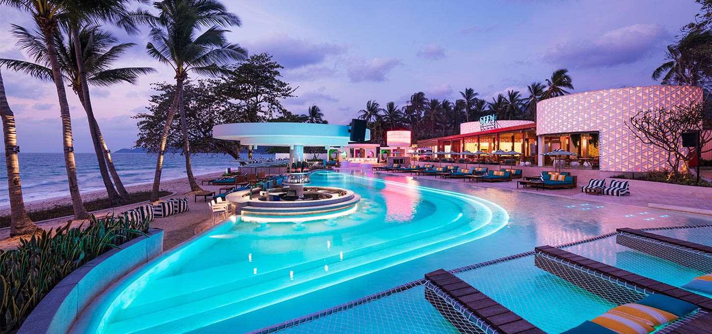 Avani Chaweng Samui Resort Restaurant SEEN Beach Club -4