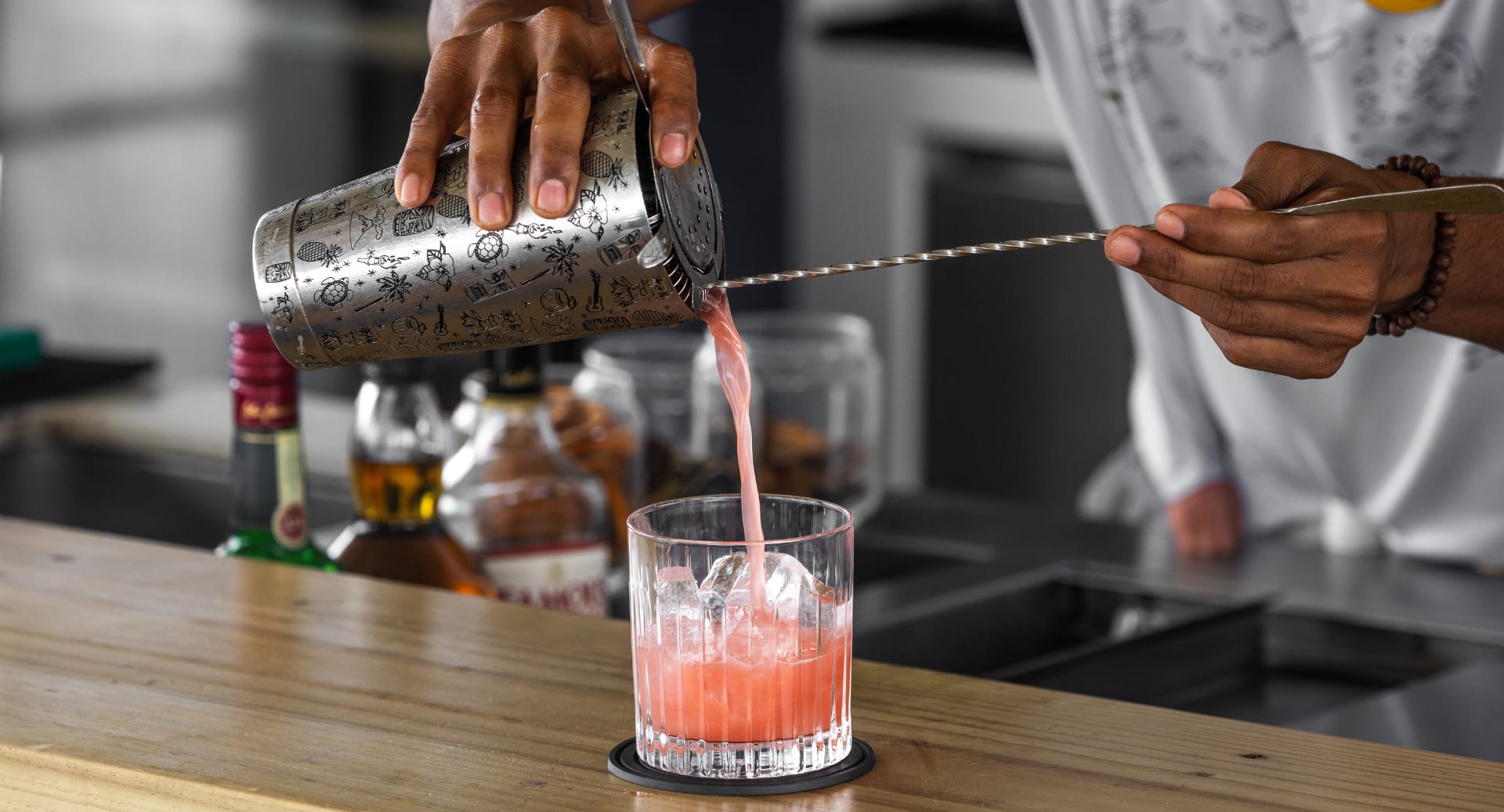 Mixology experience with handcrafted drinks at Avani+ Fares Maldives