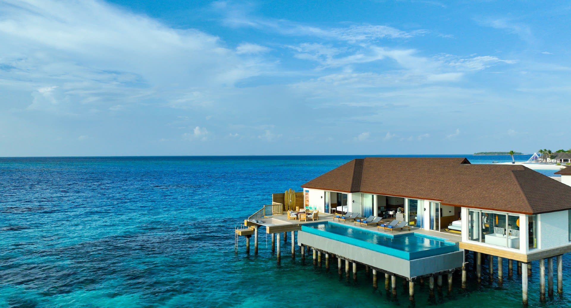 Three Bedroom Over Water Pool Residence at Avani+ Fares Maldives Resort