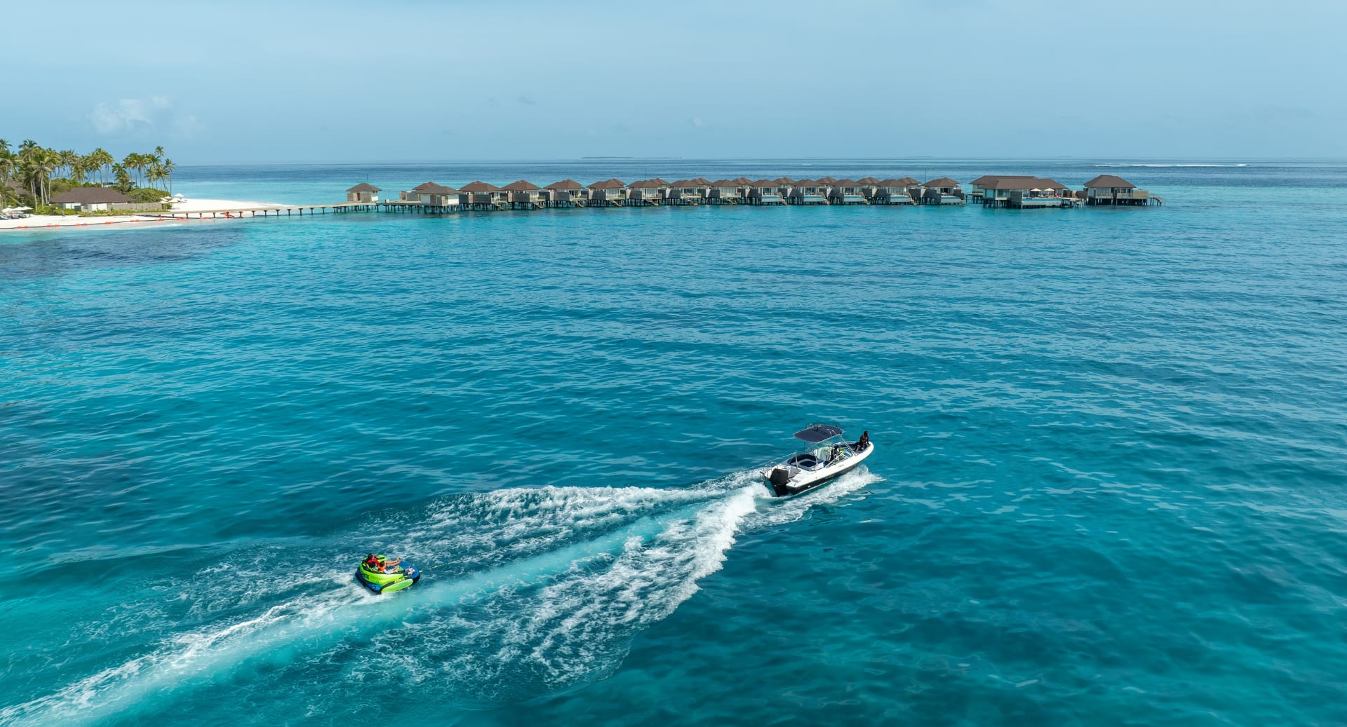 Exciting water sports experience at Avani+ Fares Maldives island resort