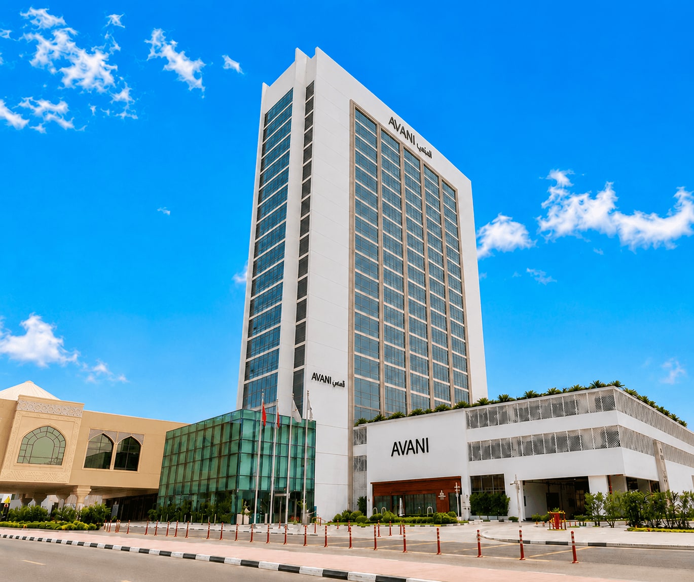 Avani Ibn Battuta Dubai Hotel Exterior View Metro Link Daytime
