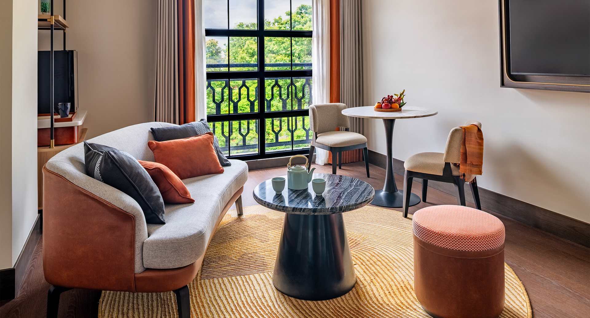 Avani suite living area at avani lanexang vientiane