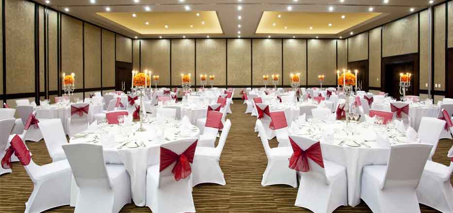 Round table set up at a meeting Venue in Lesotho