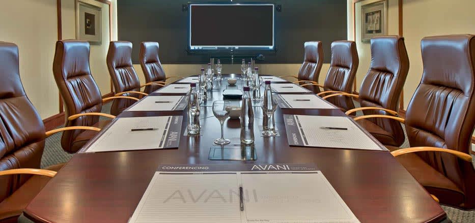 A boardroom setup conference Venues in Windhoek