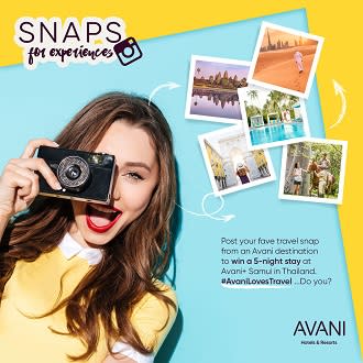 Avani Hotels & Resorts Launches  Global #AvaniLovesTravel Instagram Contest