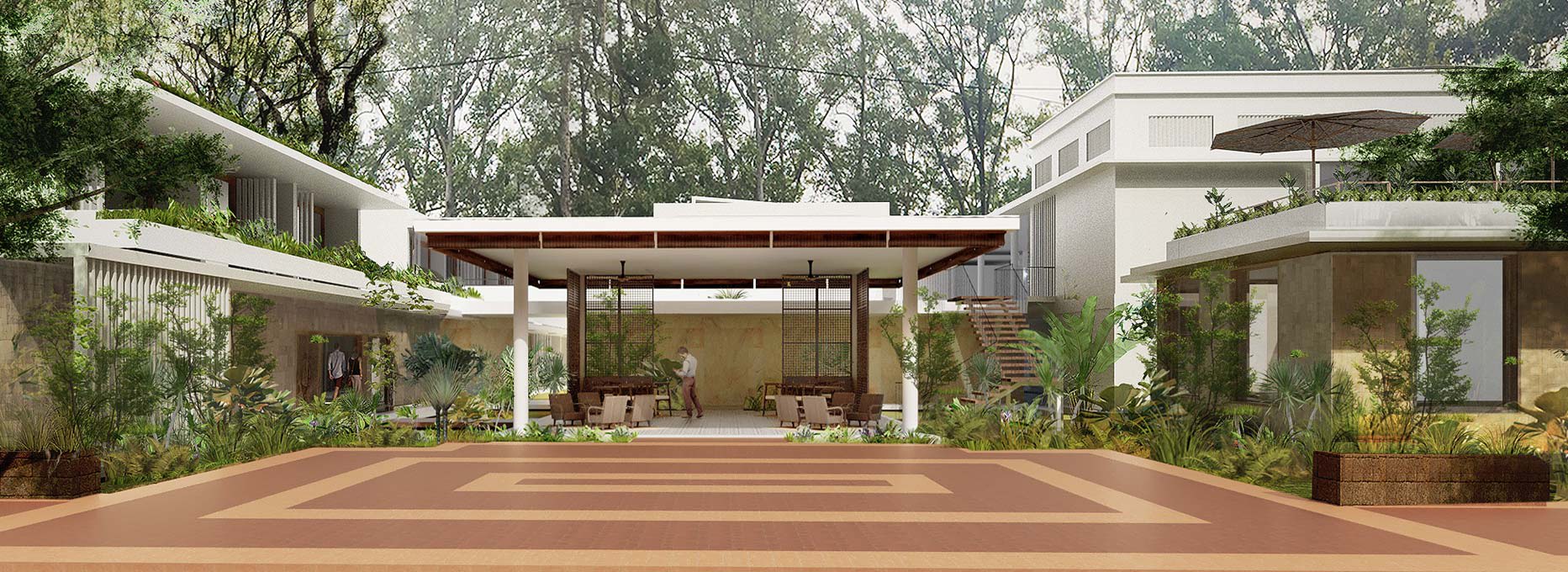 Entrance at FCC Angkor, Managed by Avani Hotels & Resorts