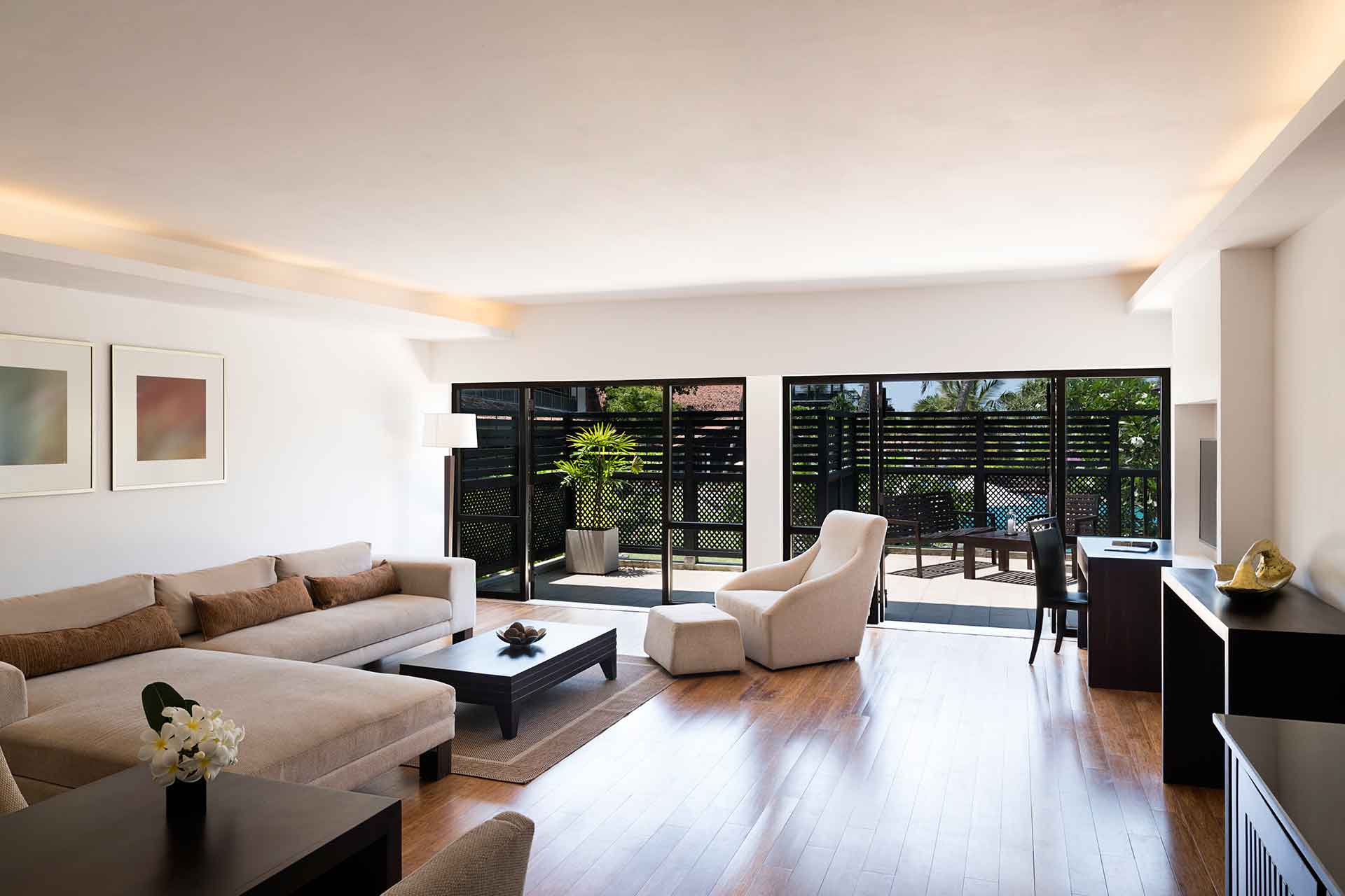 Interior of the living room of AVANI Bentota Suite