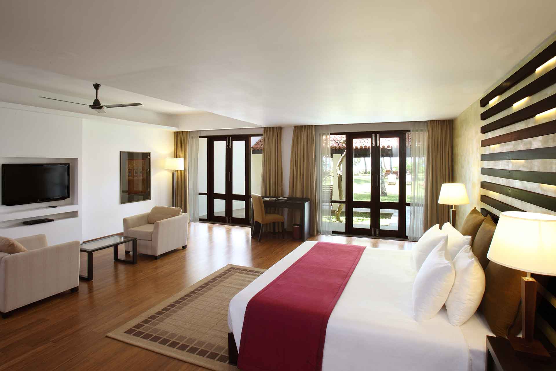 A deluxe room interior of AVANI Bentota