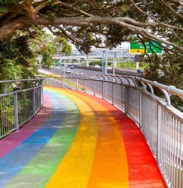 Rainbow walk