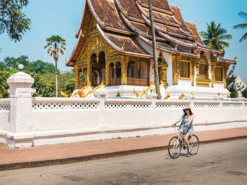 Bike ride in Luang Prabang