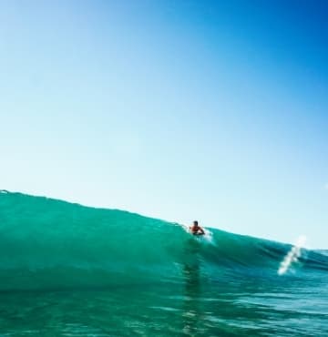 Surfing on the Gold Coast