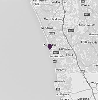 Location of AVANI Kalutara Resort on a map