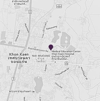Location of AVANI Khon Kaen Resort on a map