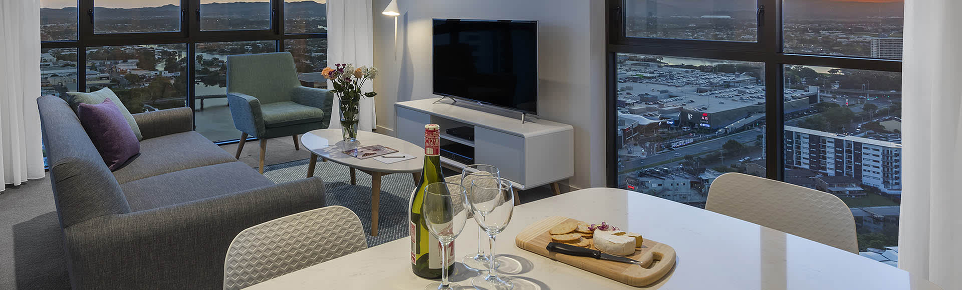 Gold Coast Family Holidays Two Bedroom Suite at Avani Broadbeach