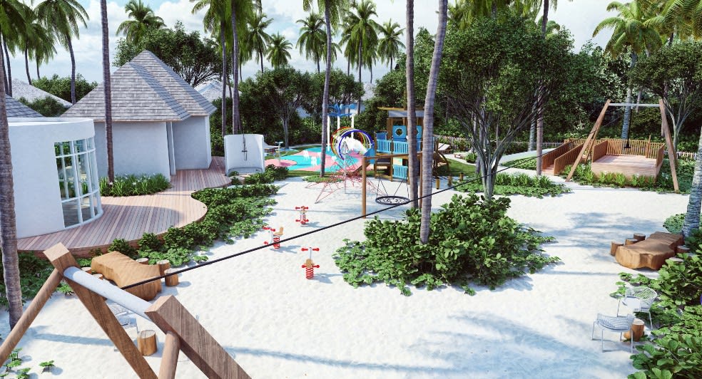 Avani Kids Club Outdoor Area at Avani+ Fares Maldives Resort