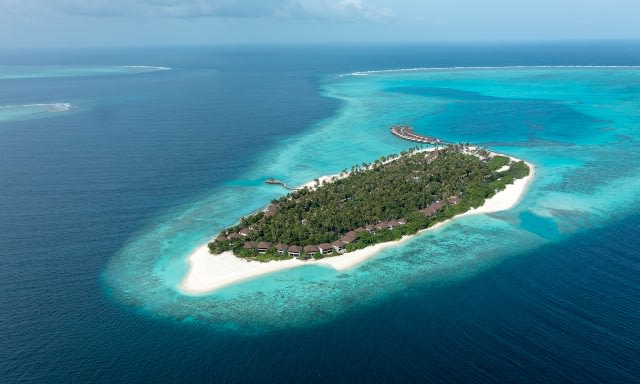 Avani+ Fares Maldives Resort Aerial View