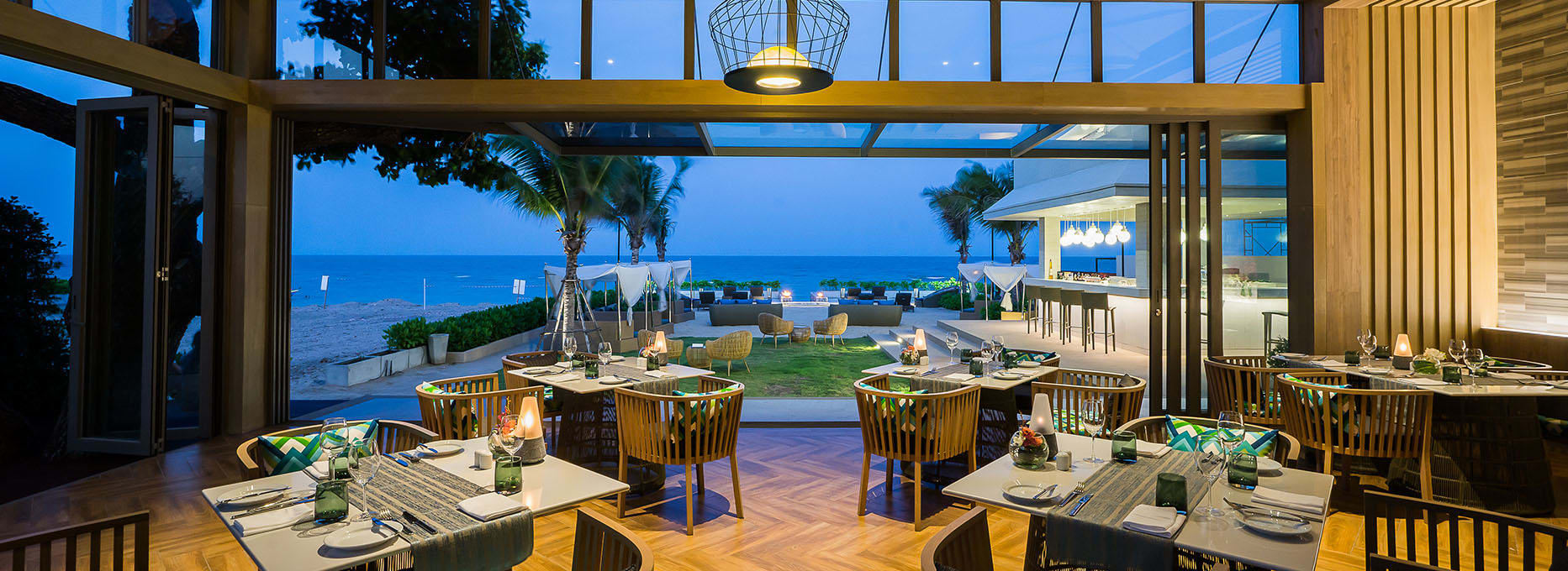 Evening dining at Brezza by AVANI Hua Hin