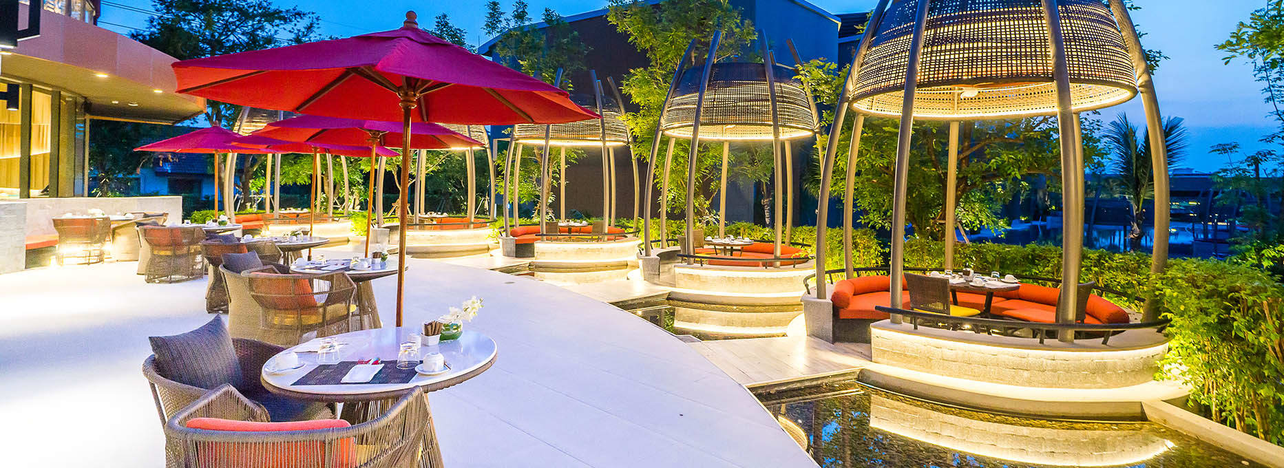 STAA'S outdoor seating at AVANI Hua Hin