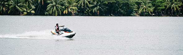 Jet Ski riding at AVANI Kalutara 