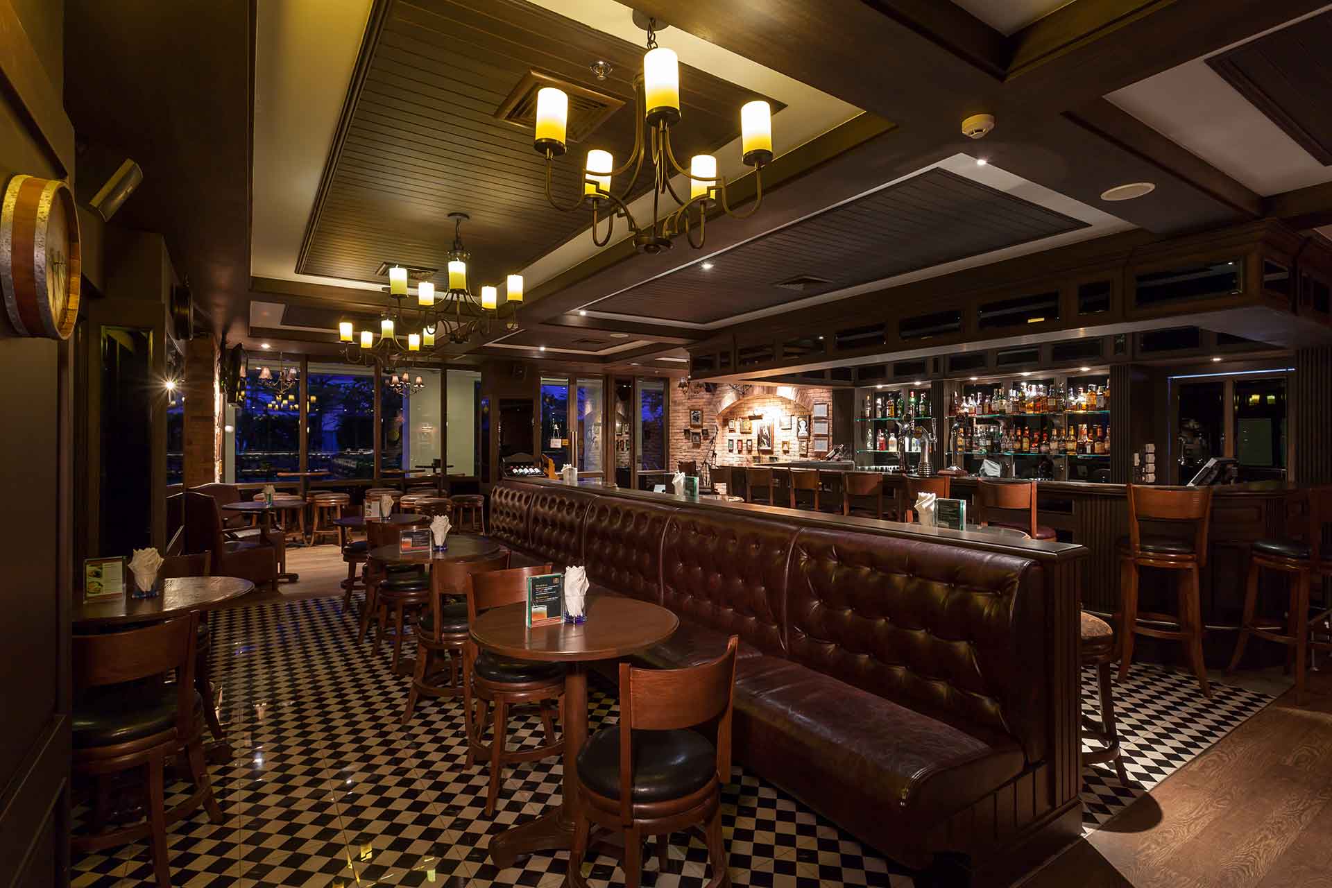 Interior of London Inn Restaurant