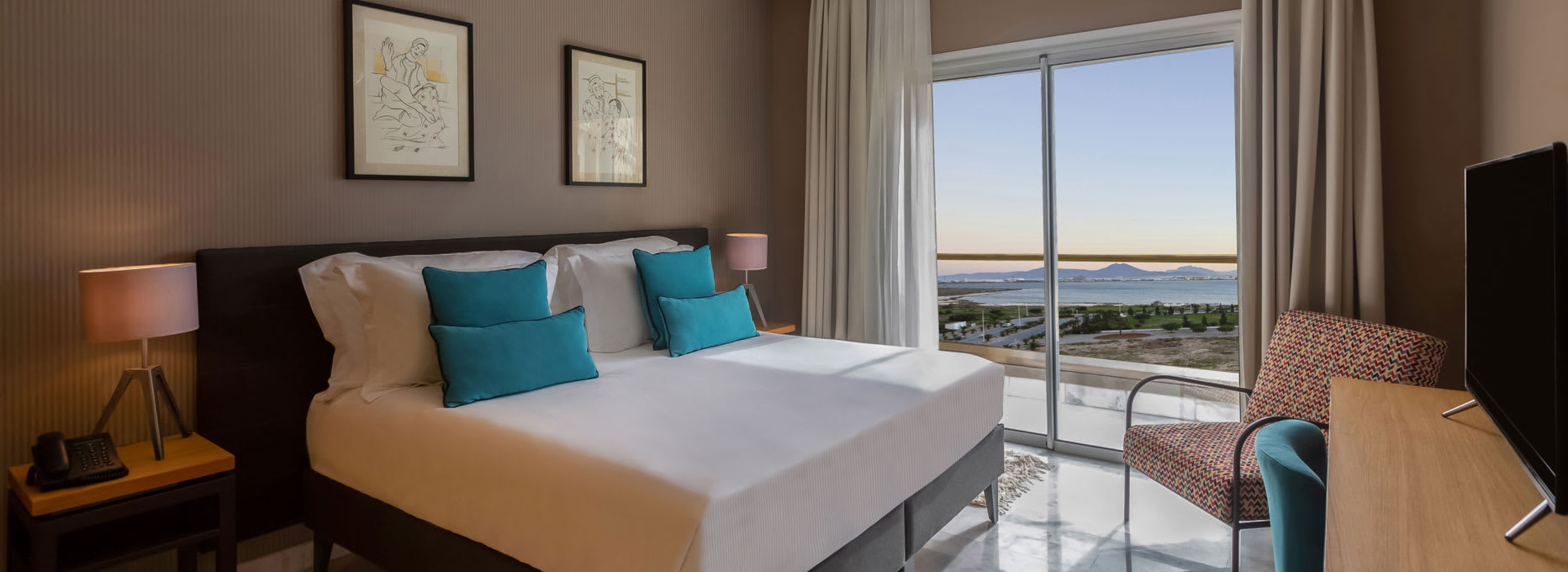 Avani One Bedroom Lake View Suite at Avani Les Berges du Lac Tunis Suites
