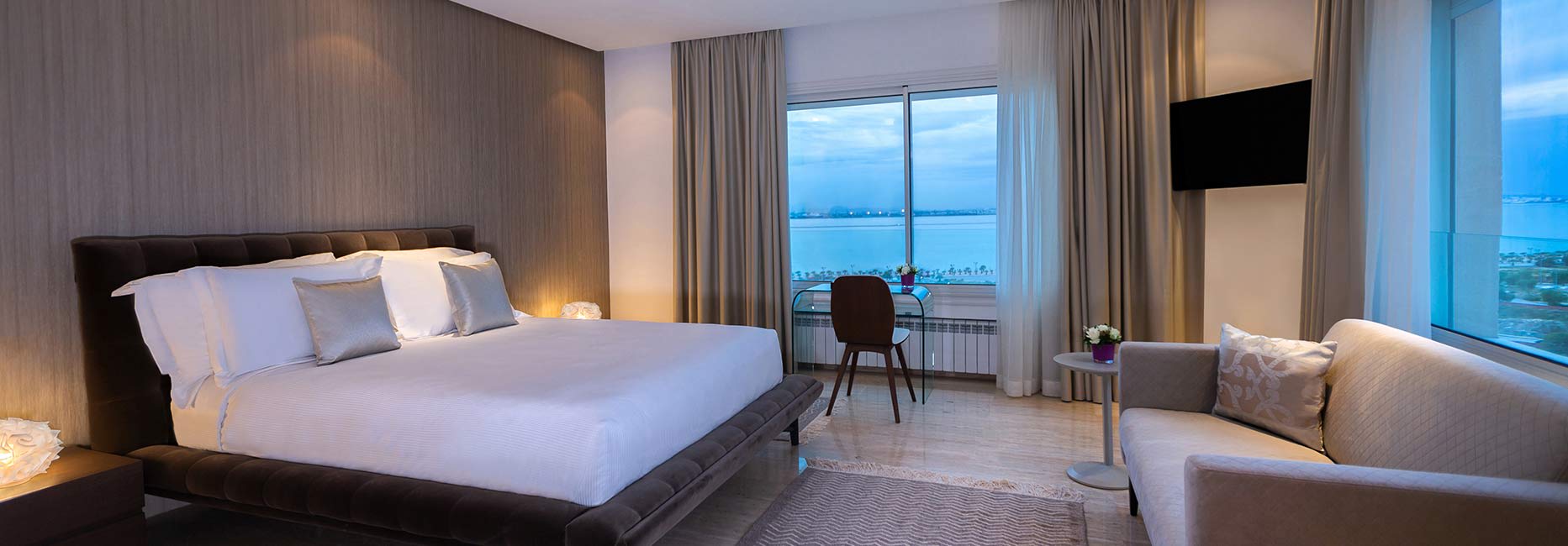 Avani Four Bedroom Lake View Loft Suite at Avani Les Berges du Lac Tunis Suites