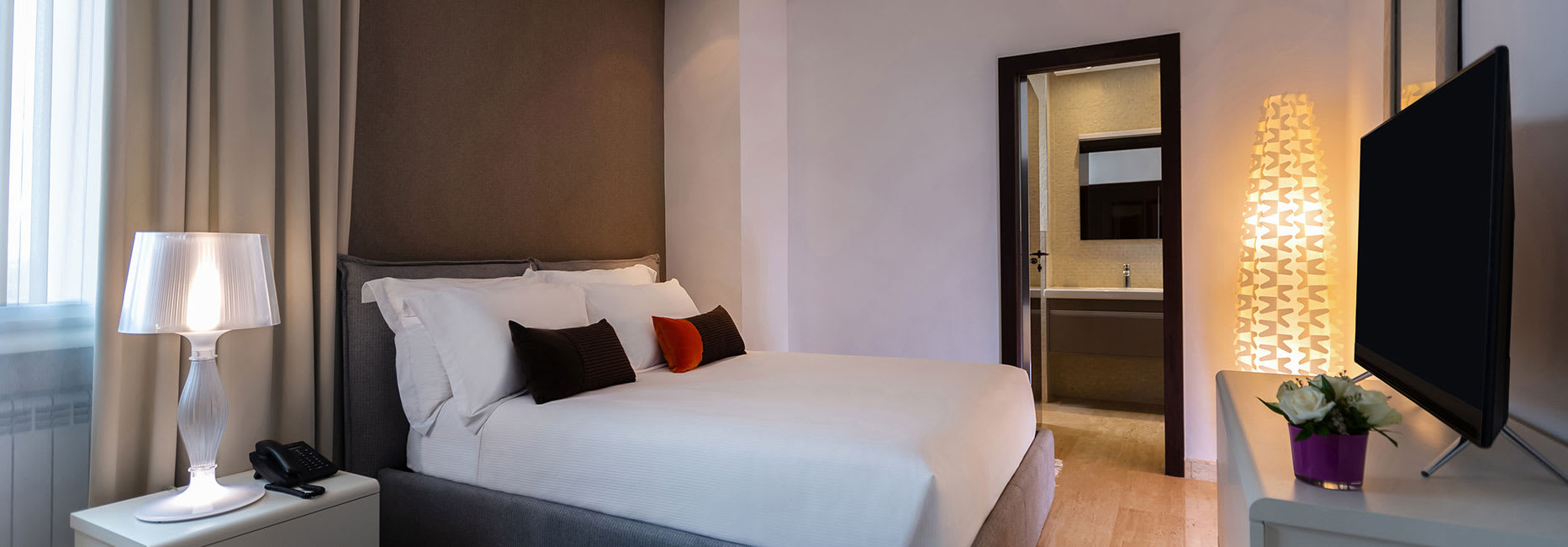 Avani Four Bedroom Lake View Loft Suite Bedroom at Avani Les Berges du Lac Tunis Suites