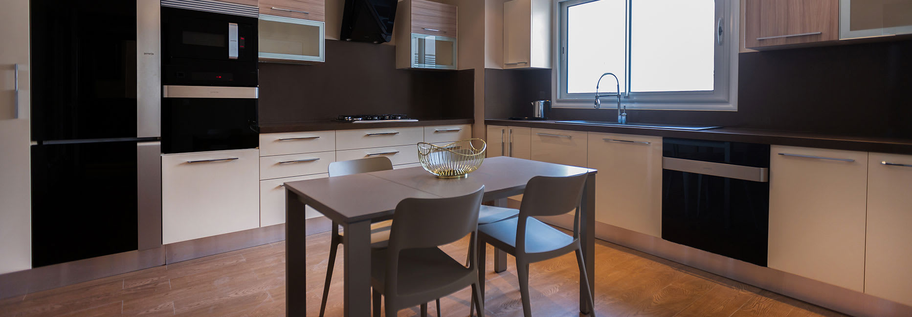 Avani Four Bedroom Lake View Loft Suite Kitchen at Avani Les Berges du Lac Tunis Suites