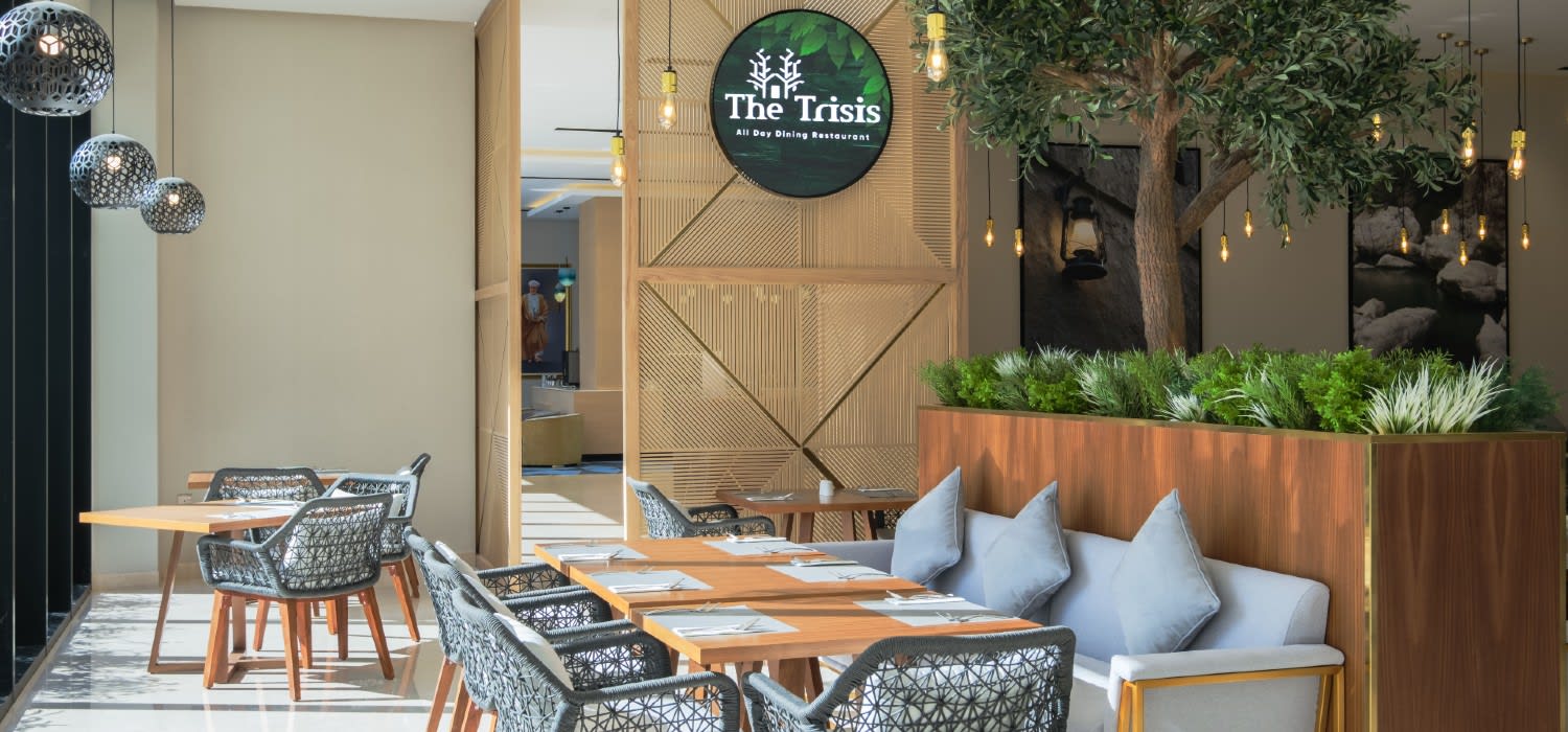 Trisis, restaurant at Avani Muscat Hotel & Suites, Al Seeb, Oman