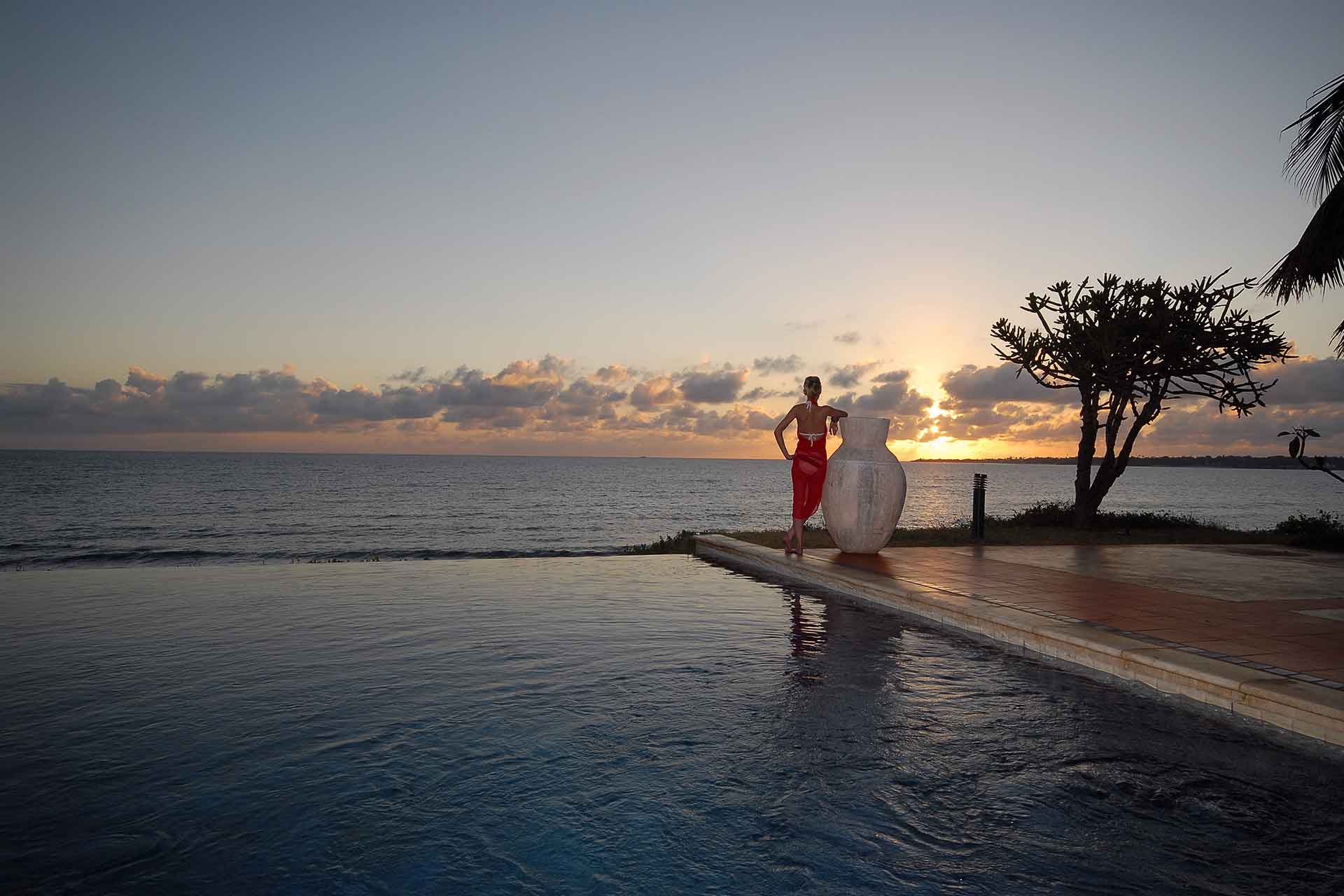 The infinity pool of AVANI Pemba Beach Hotel