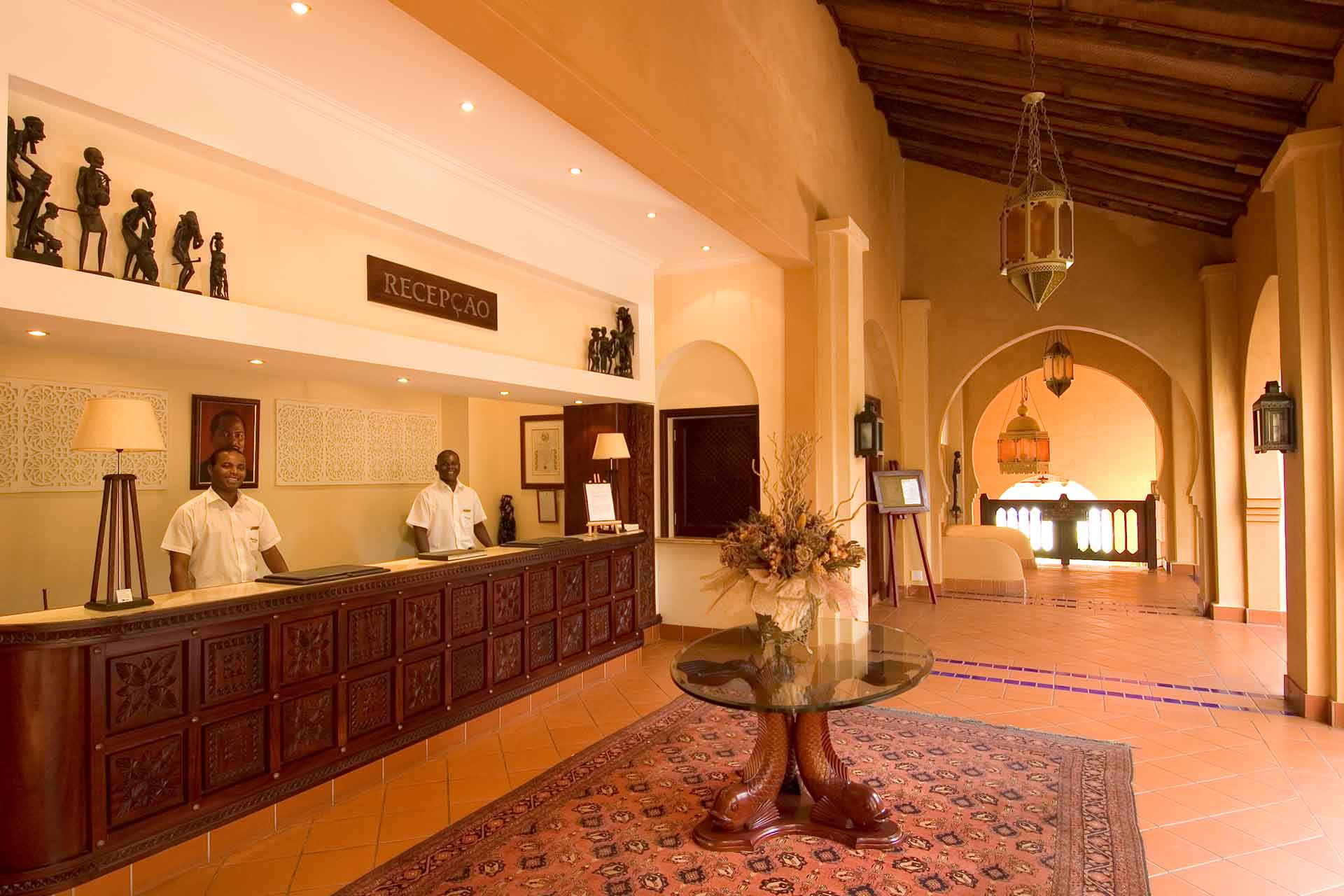 Reception area of AVANI Pemba Beach