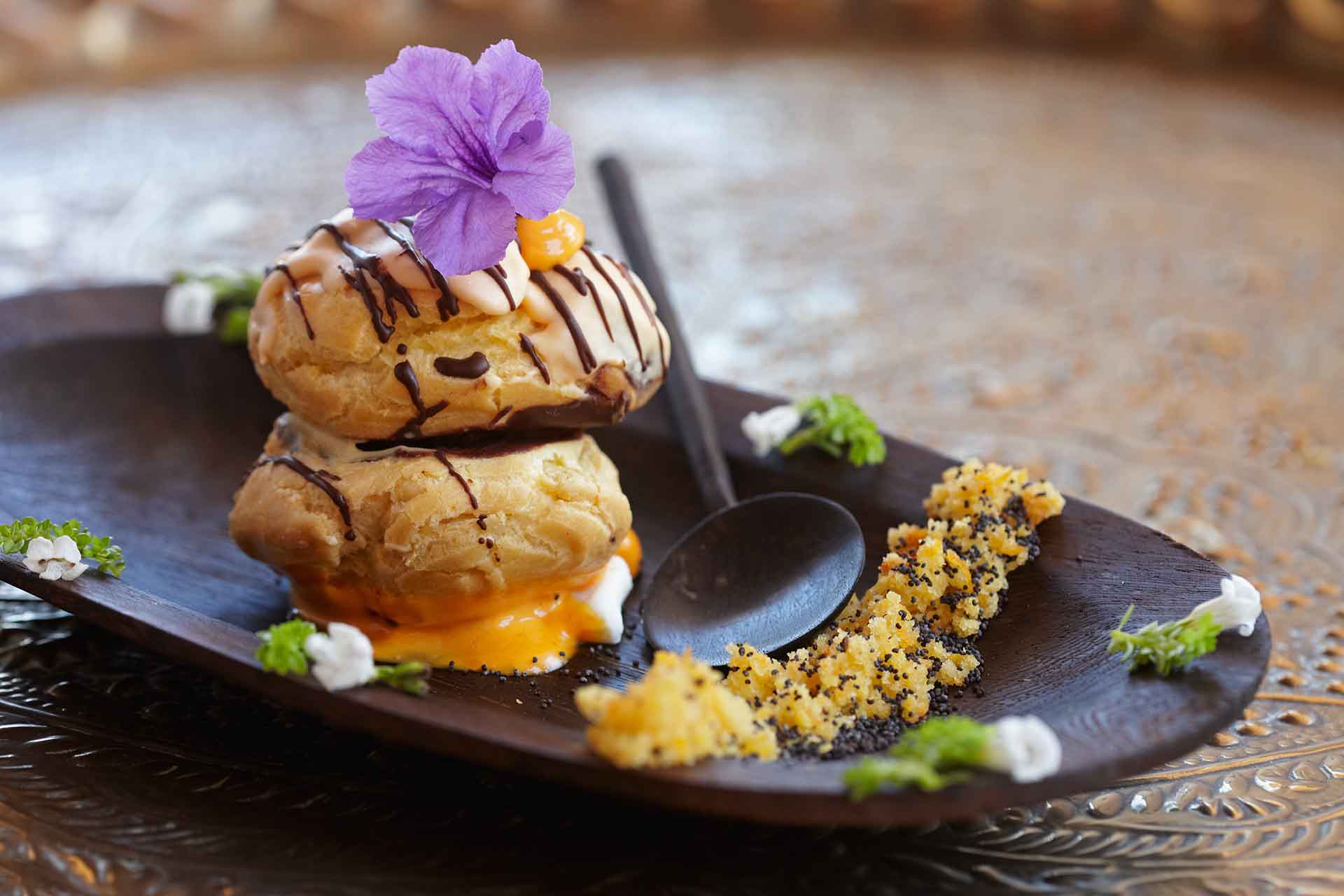 Cube Nacal Dessert dish at AVANI Pemba Beach