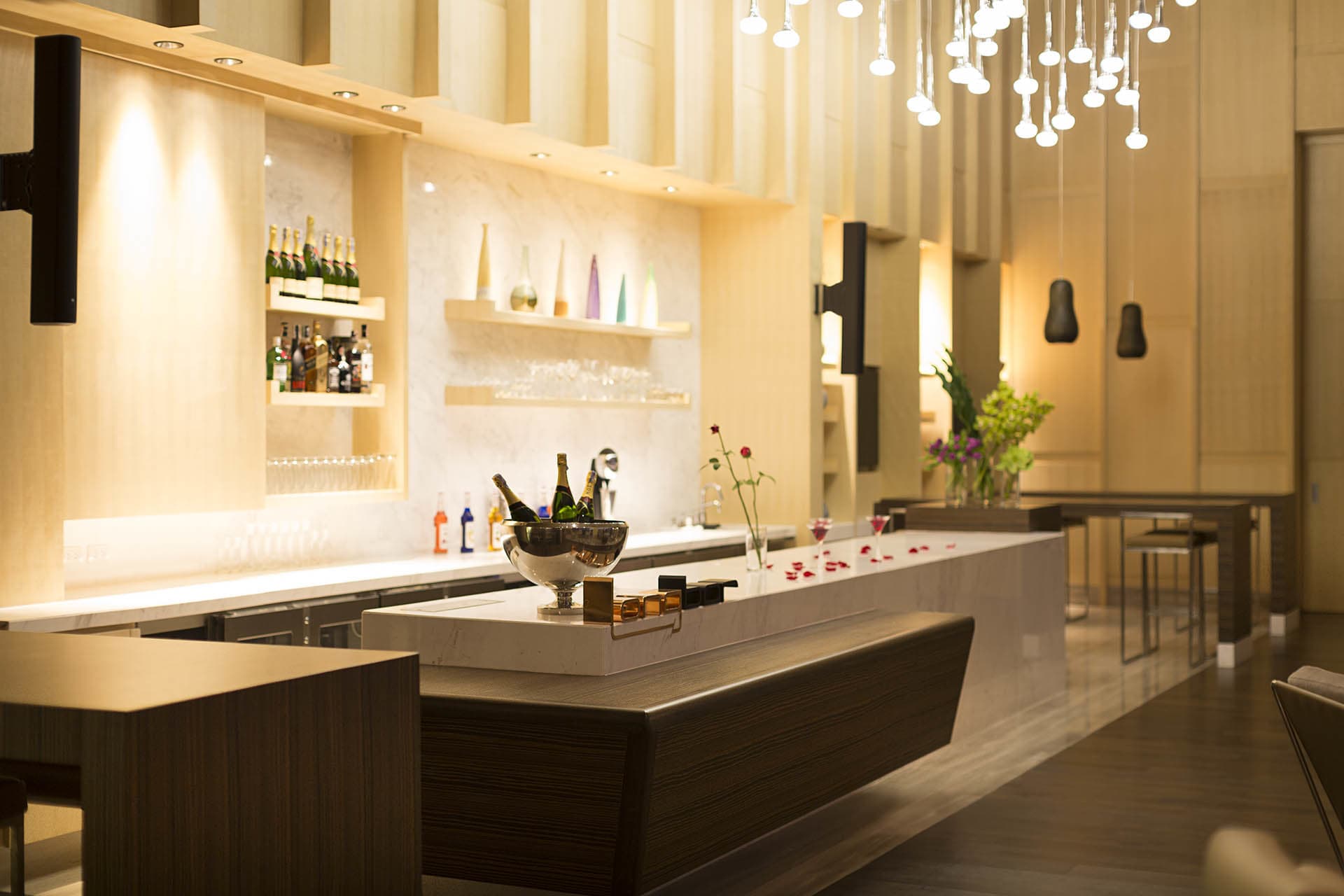 Interior of the Long bar at AVANI Riverside