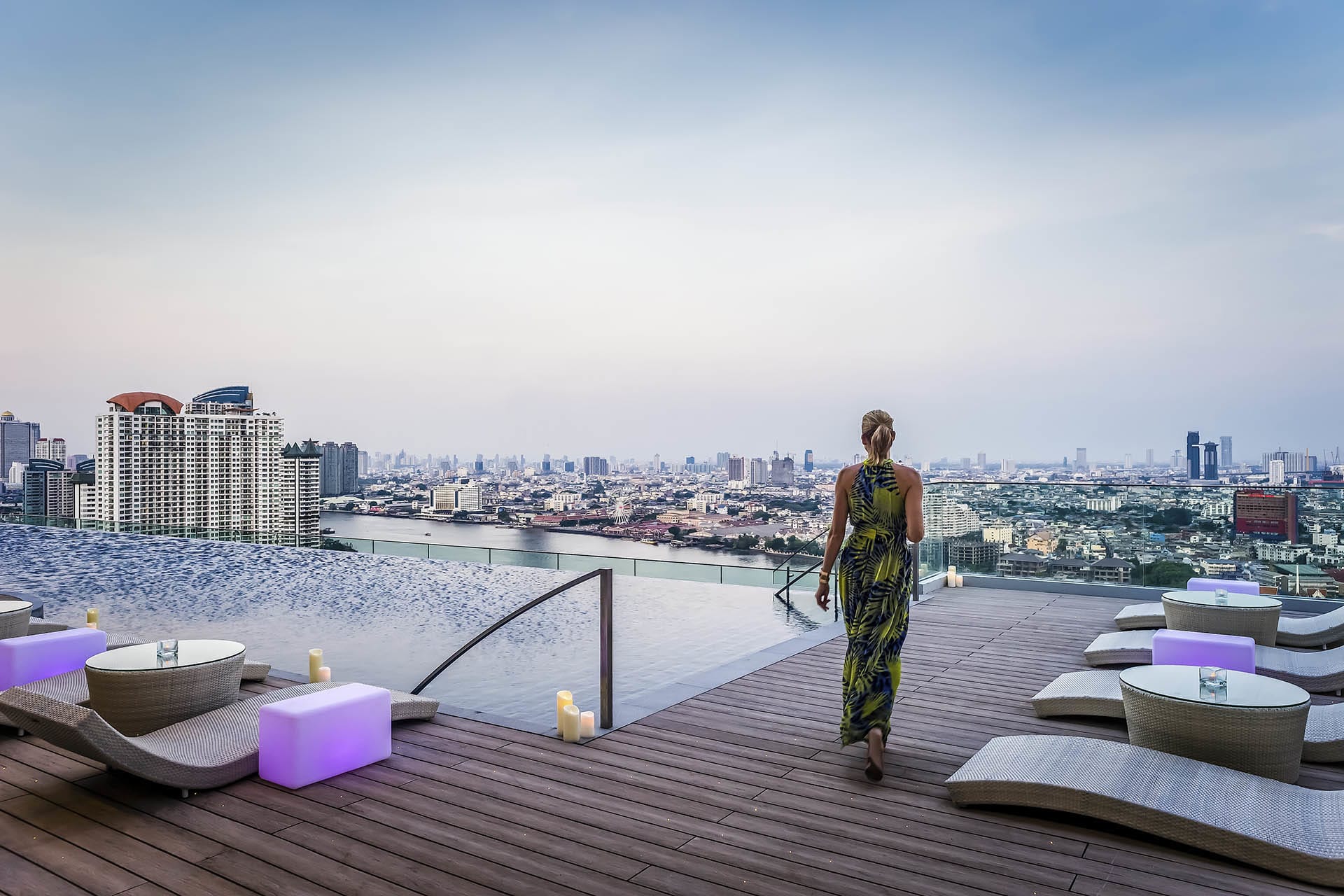 Panoramic views from AVANI Riverside pool