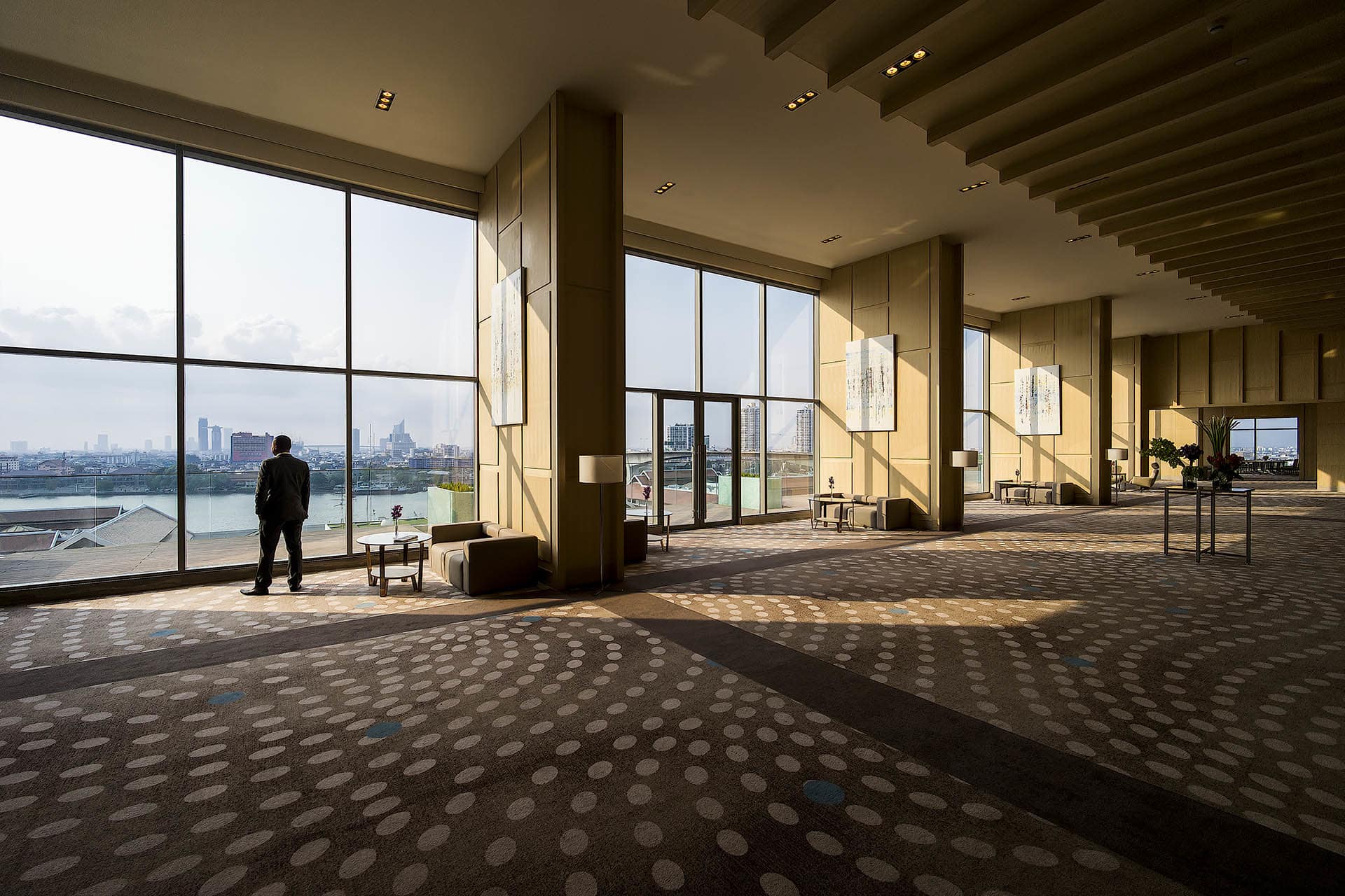 Relaxing area of a meeting room at AVANI riverside