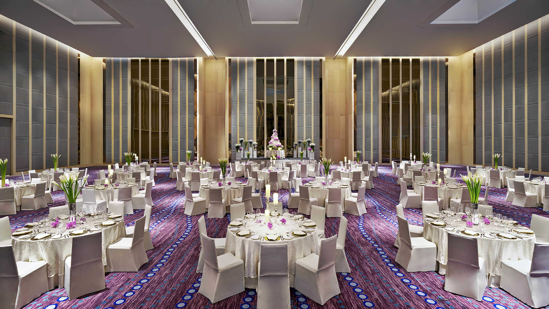 A well decorated meeting room