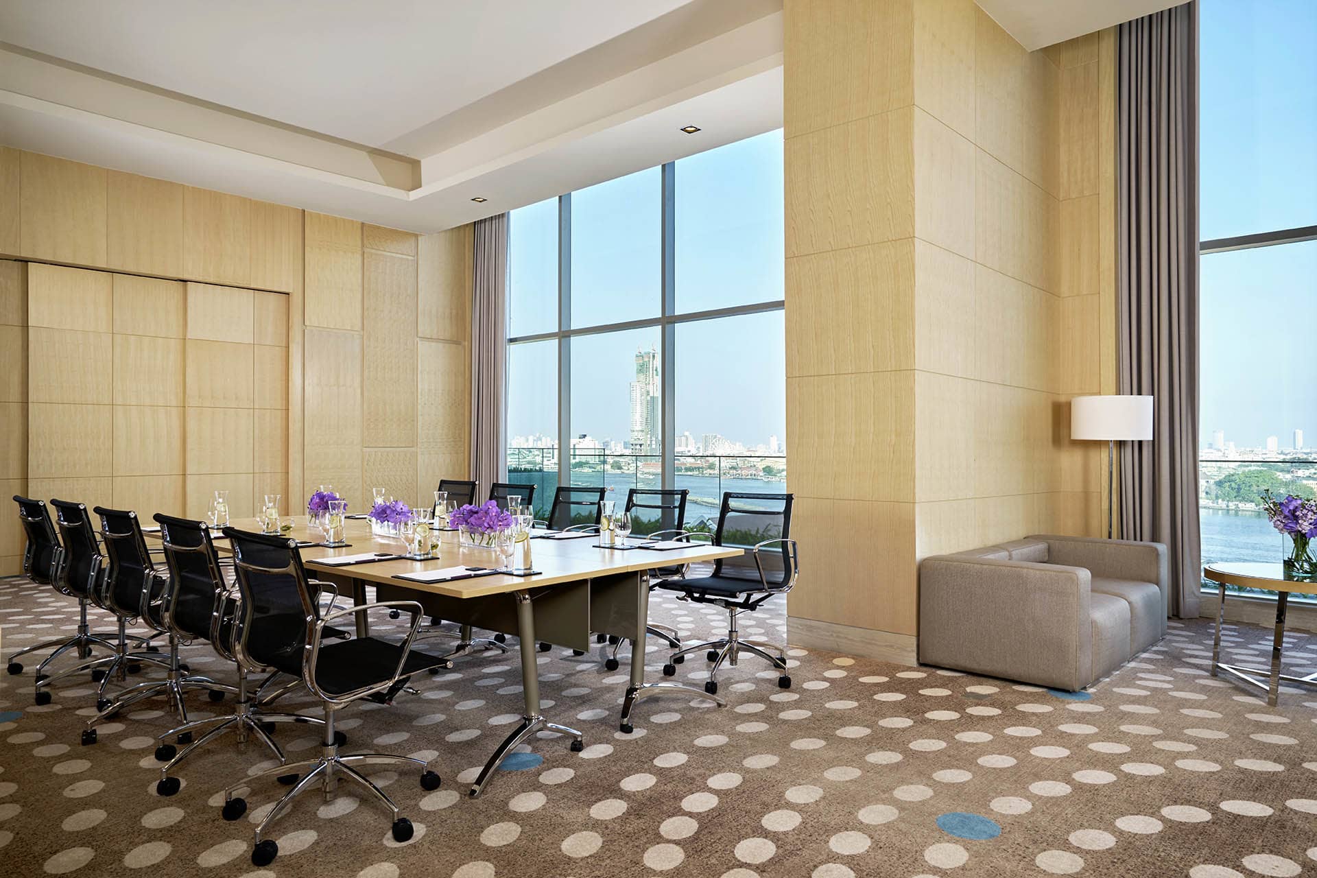 View of river from meeting room